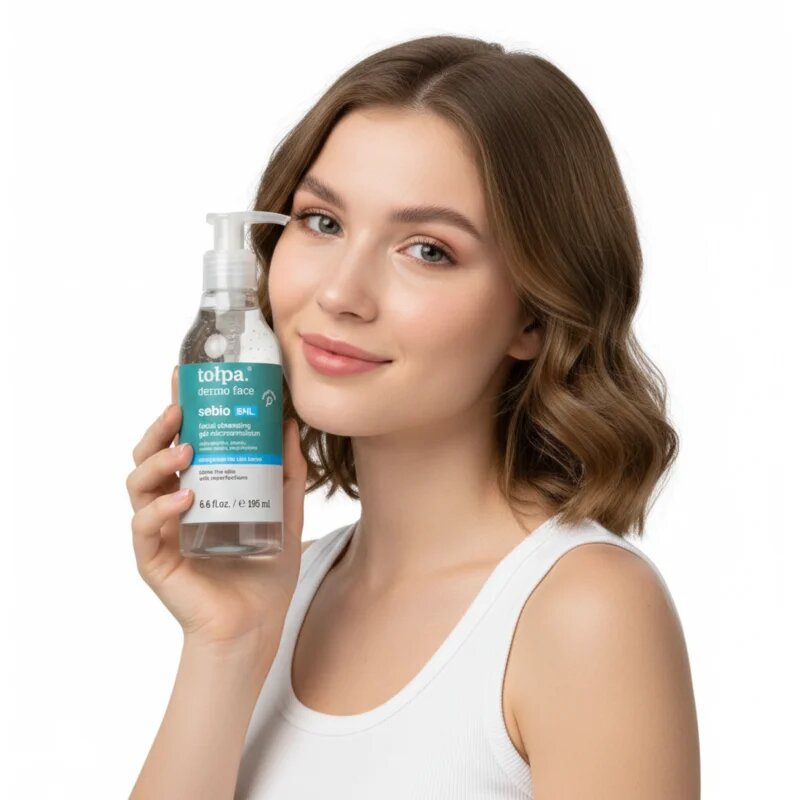 Tołpa Dermo Face Sebio BHL gel za umivanje obraza 195 ml