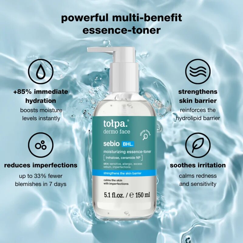 Tołpa Dermo Face Sebio BHL osvežilno-vlažilni tonik 150 ml