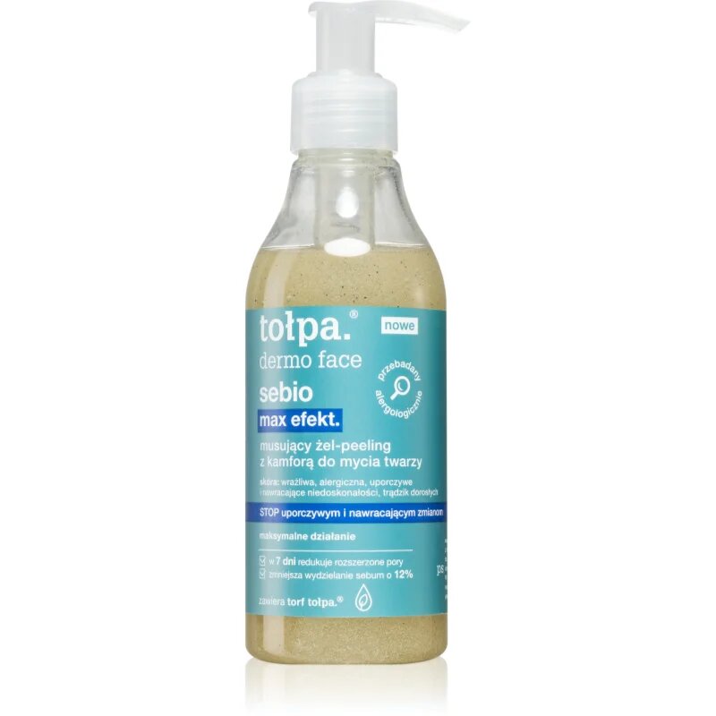 Tołpa Dermo Face Sebio čistilni piling gel 195 ml