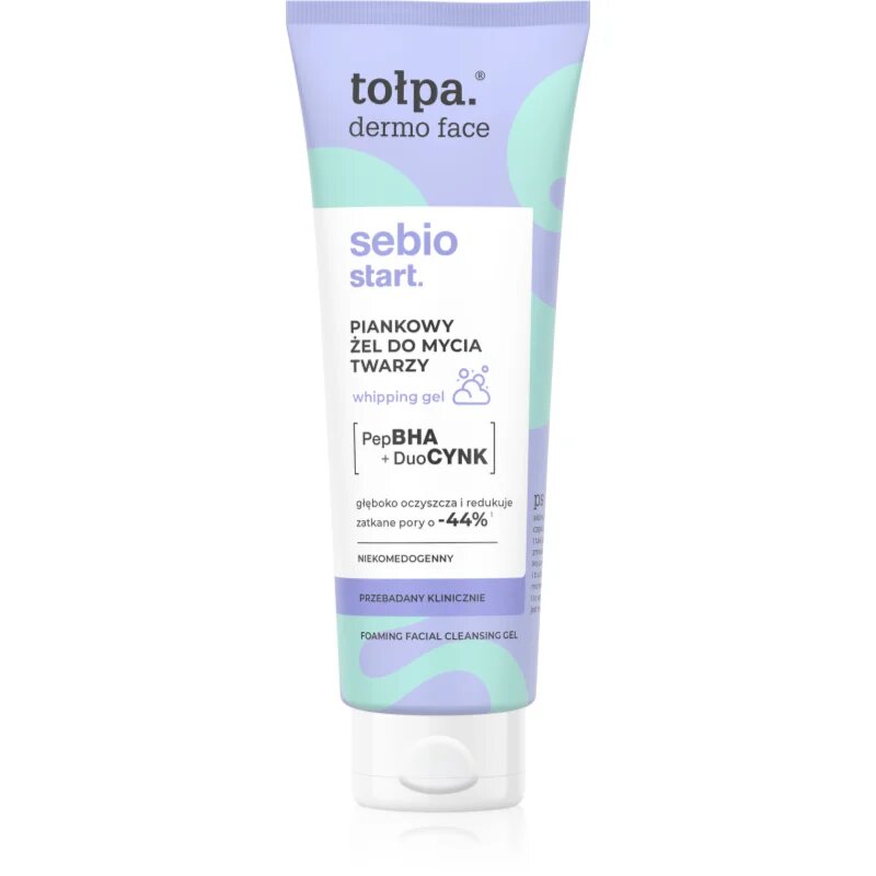 Tołpa Dermo Face Sebio Start penasti čistilni gel 100 ml