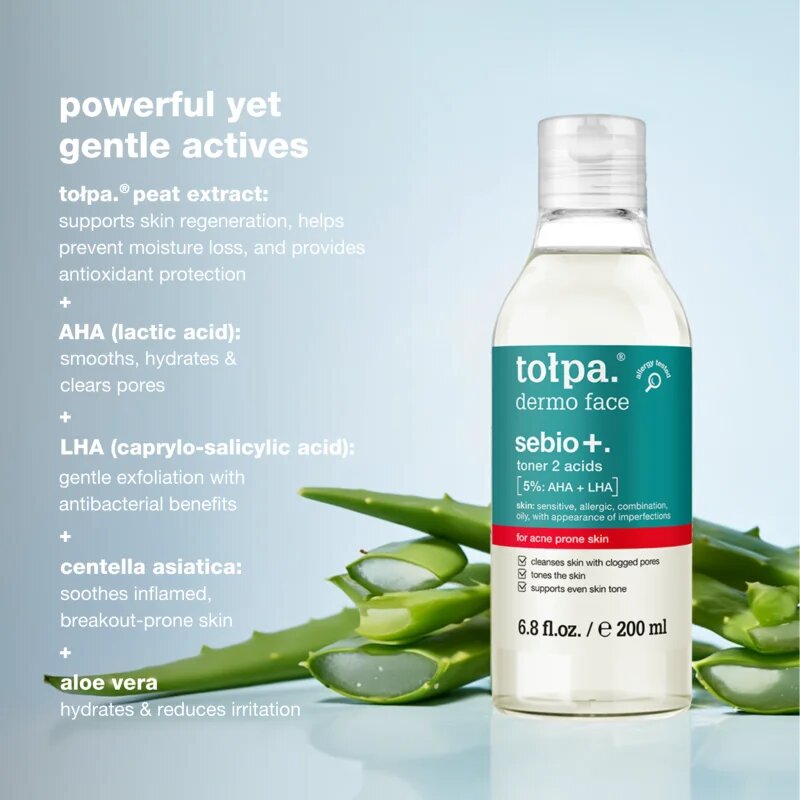 Tołpa Dermo Face Sebio + tonik s kislinami 200 ml