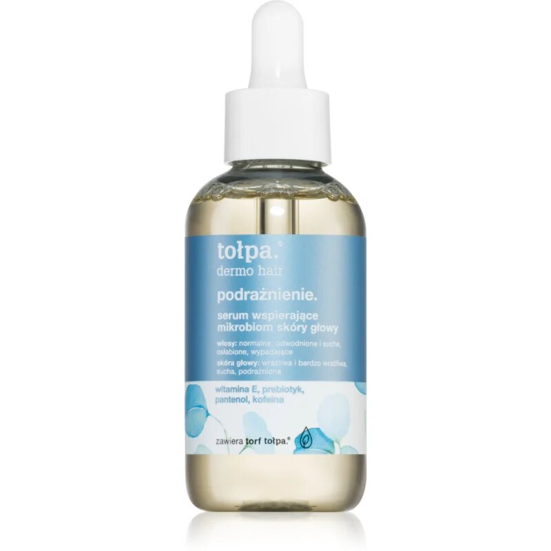 Tołpa Dermo Hair Irritation pomirjevalni serum za pomirjanje občutljivega in razdraženega lasišča 75 ml