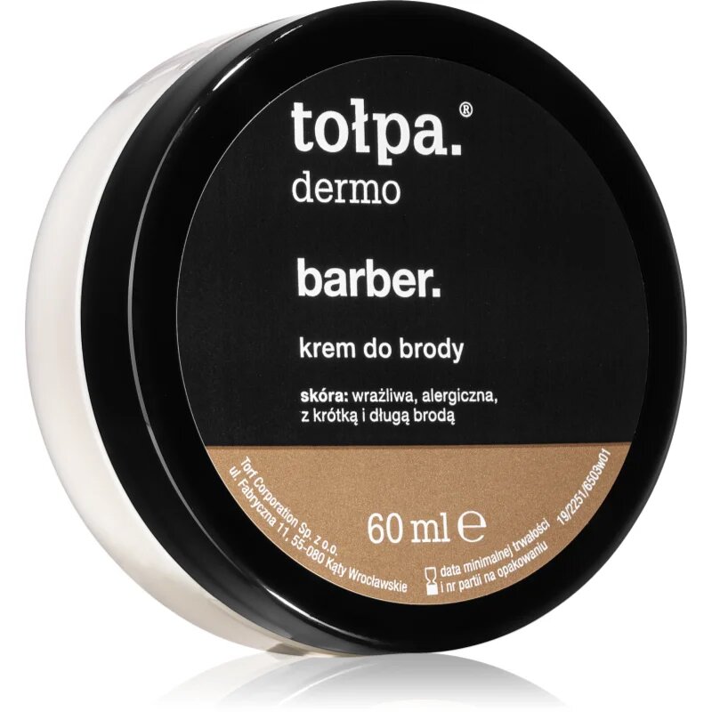 Tołpa Dermo Men Barber mehčalna krema za brado 60 ml