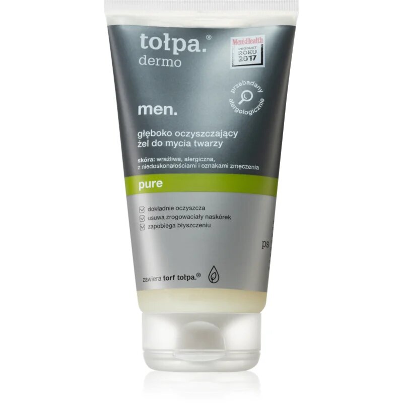 Tołpa Dermo Men globinsko čistilni gel za obraz 150 ml