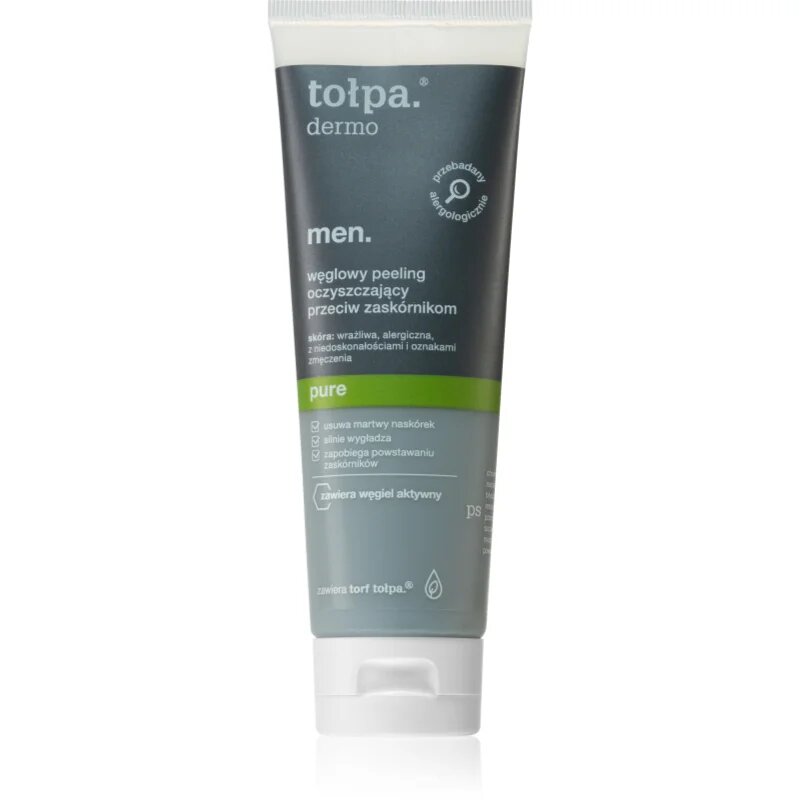 Tołpa Dermo Men Pure čistilni piling proti črnim pikicam 100 ml