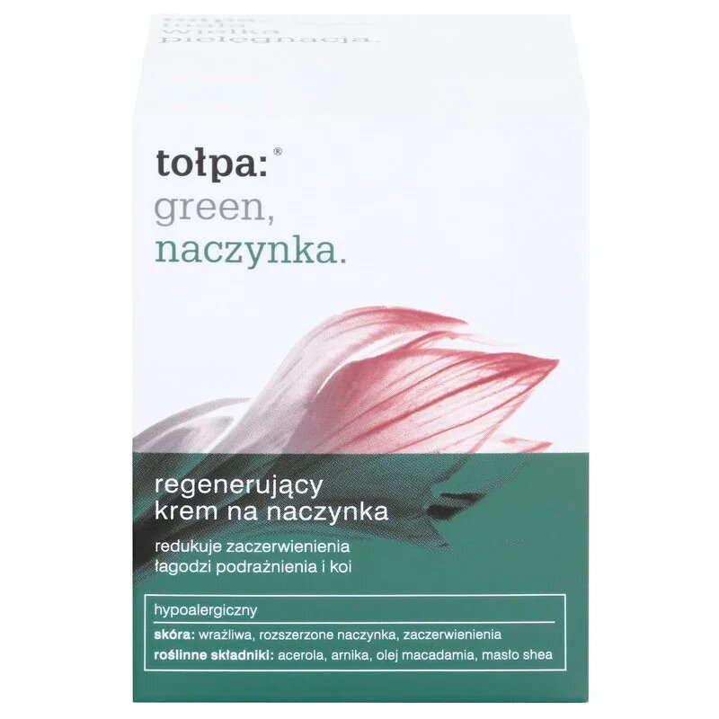 Tołpa Green Capillary regeneracijska krema za razpokane in razširjene žilice 50 ml