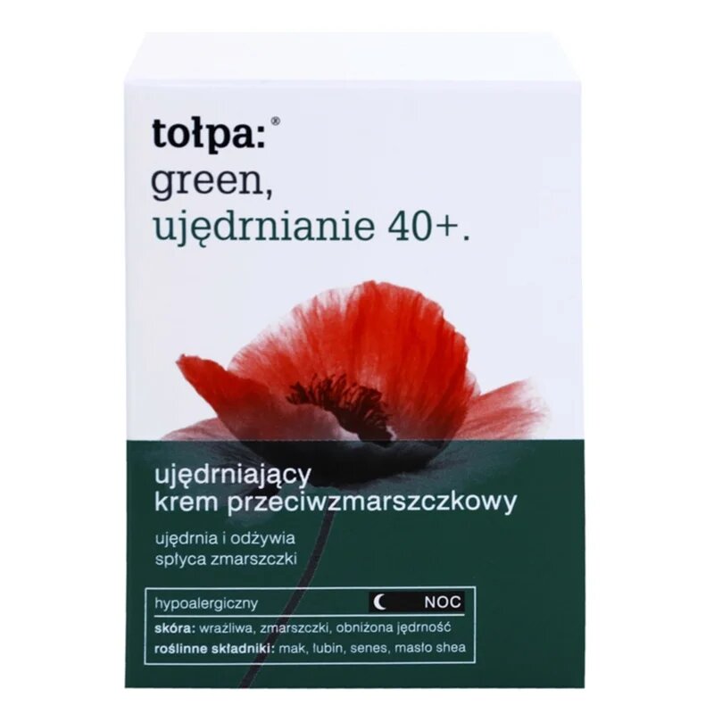 Tołpa Green Firming 40+ učvrstitvena nočna krema proti gubam 50 ml
