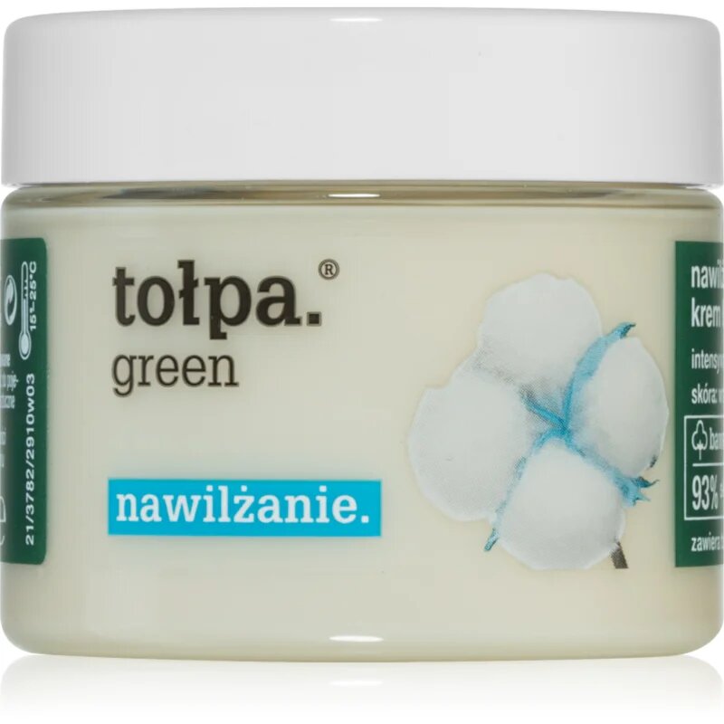 Tołpa Green Moisturizing pomirjevalna in vlažilna krema z gladilnim učinkom 50 ml