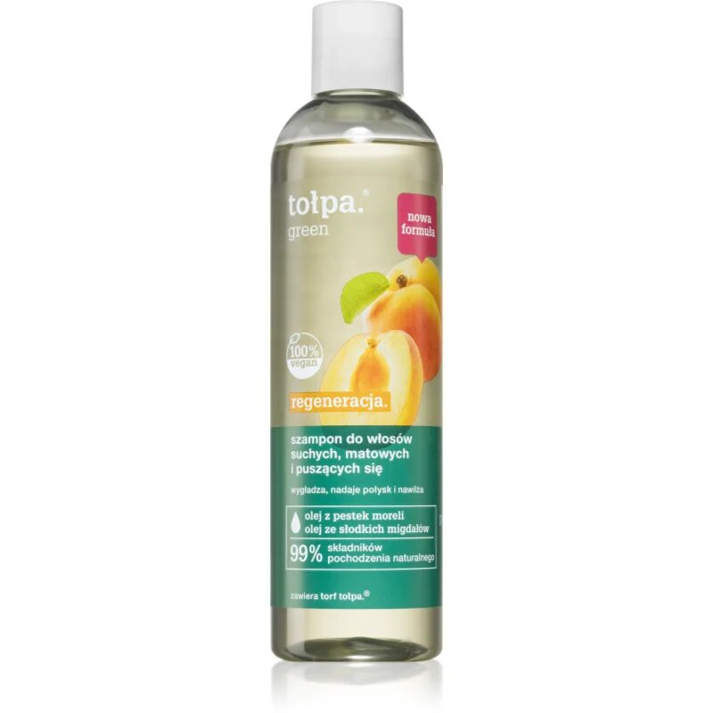 Tołpa Green Regeneration šampon za suhe lase in lase brez sijaja 300 ml