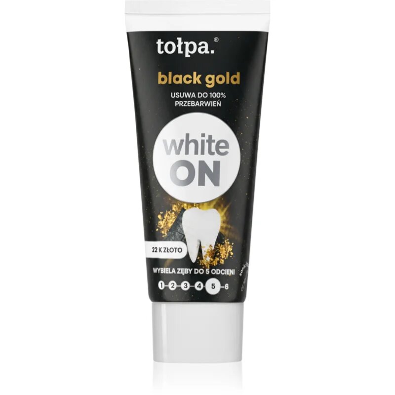 Tołpa On White Black Gold zobna pasta za beljenje zob 20 ml