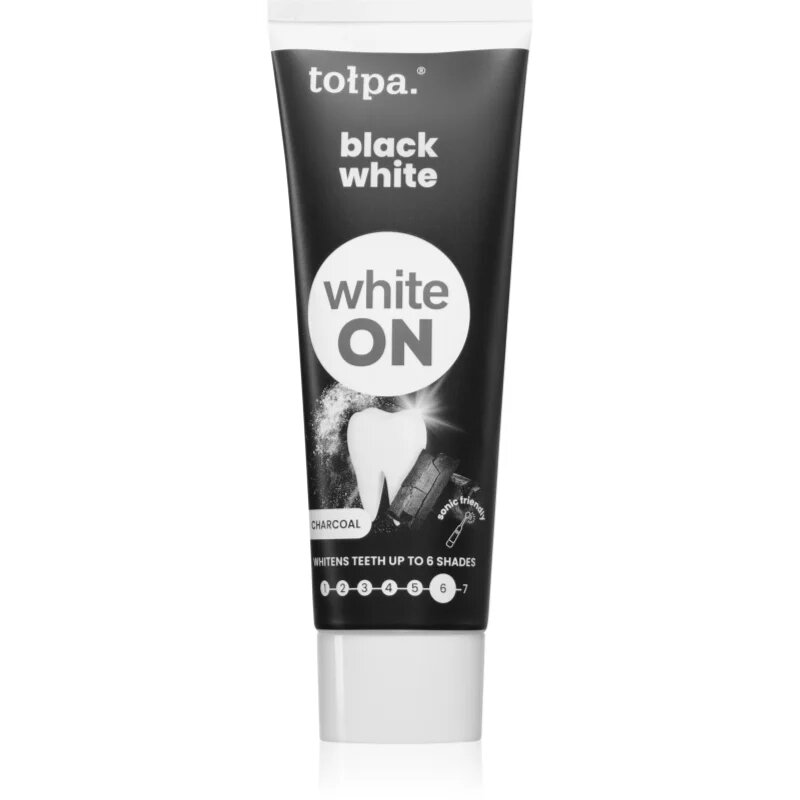 Tołpa On White Black White zobna pasta za beljenje zob 75 ml