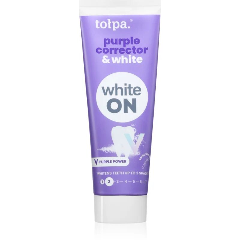 Tołpa On White Purple Corrector & White zobna pasta za beljenje zob 75 ml