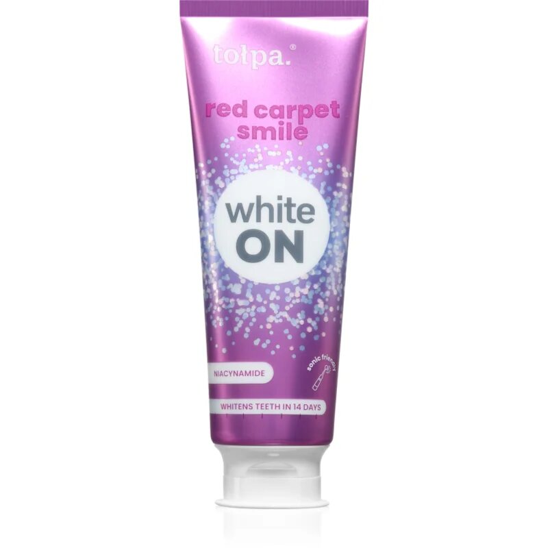 Tołpa On White Red Carpet Smile zobna pasta za beljenje zob 75 ml