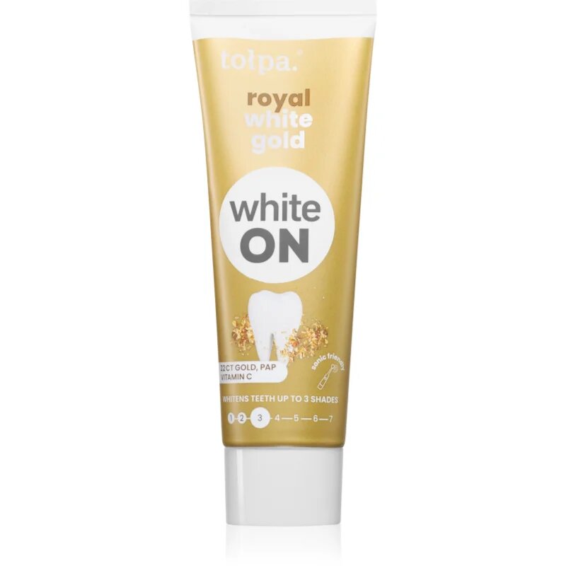 Tołpa On White Royal White Gold zobna pasta za beljenje zob 75 ml
