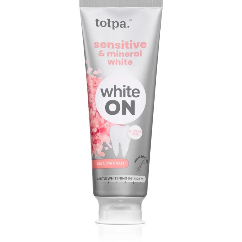 Tołpa On White Sensitive & Mineral zobna pasta za beljenje zob 75 ml