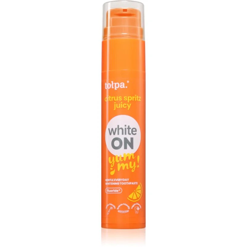 Tołpa On White Yummy zobna pasta za beljenje zob okus Citrus Spritz 60 g