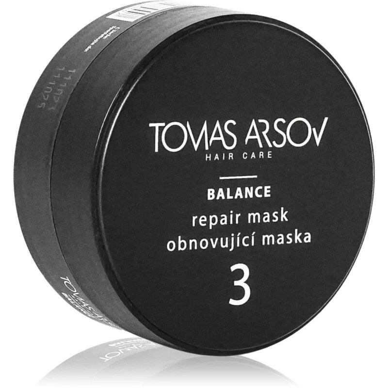 Tomas Arsov Balance Repair Mask globinsko regeneracijska maska za suhe poškodovane kemično obdelane lase 100 ml