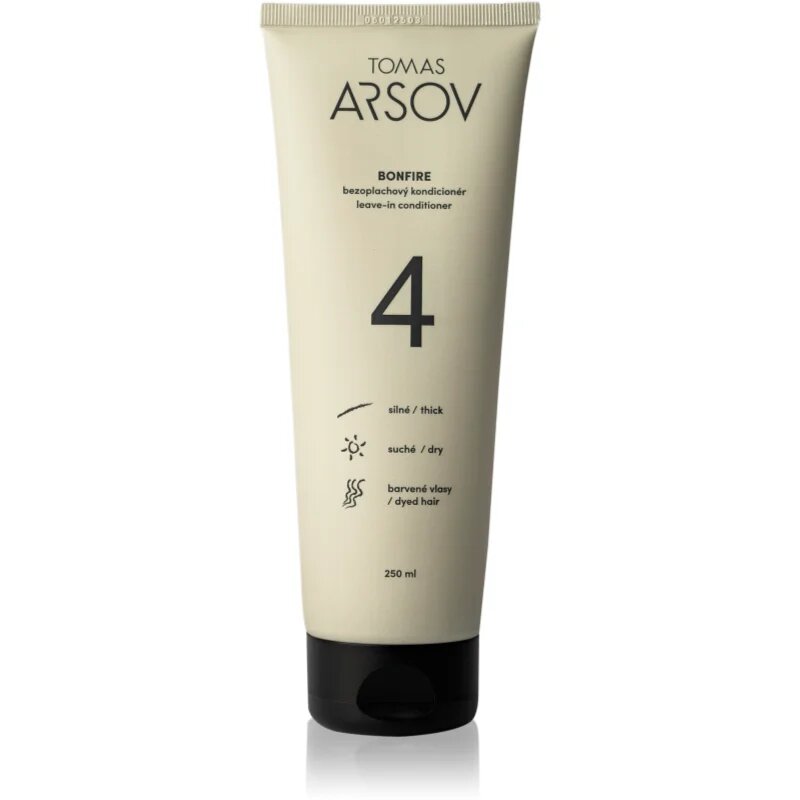 Tomas Arsov Bonfire Leave On Conditioner hranilni balzam brez spiranja za tanke in poškodovane lase 250 ml
