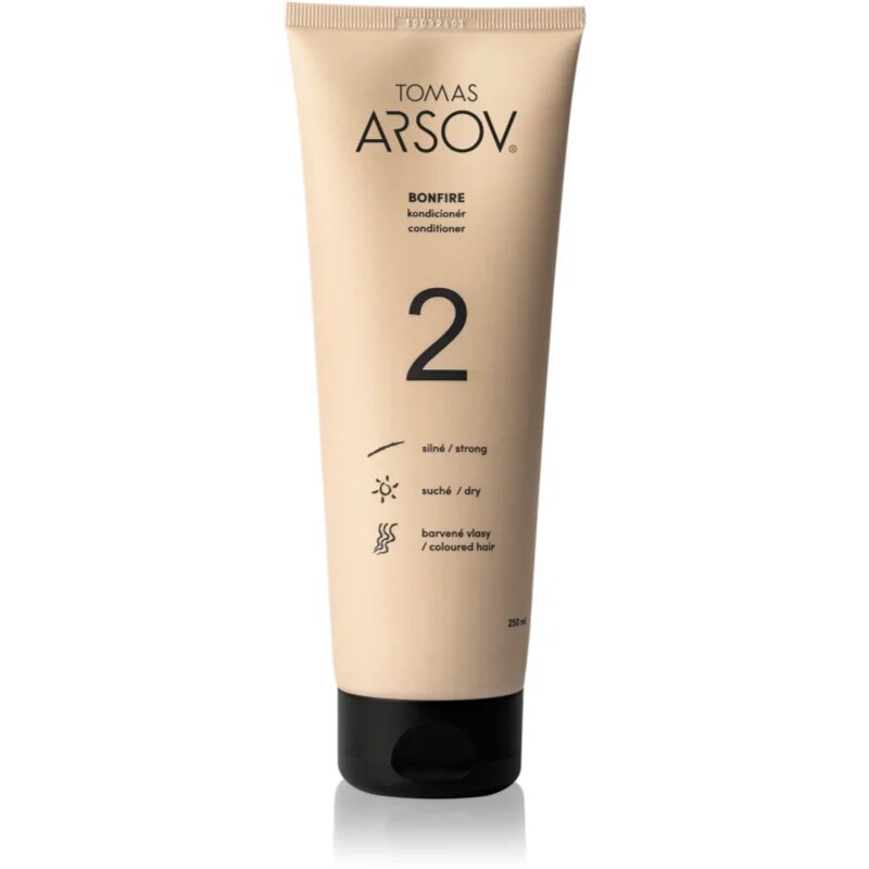 Tomas Arsov Bonfire Rinse Off Conditioner globinsko regeneracijski balzam za suhe obremenjene lase 250 ml