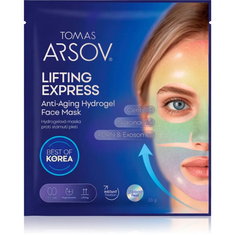 Tomas Arsov Lifting Express Anti-Aging Hydrogel Mask hidrogelna maska proti staranju kože 1 kos