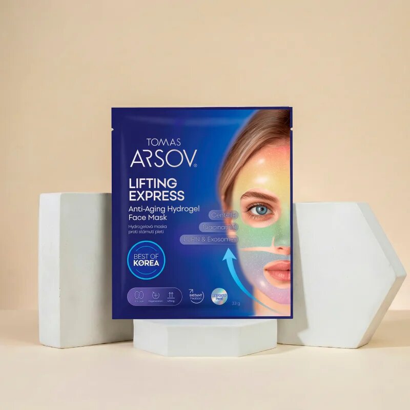 Tomas Arsov Lifting Express Anti-Aging Hydrogel Mask hidrogelna maska proti staranju kože 1 kos