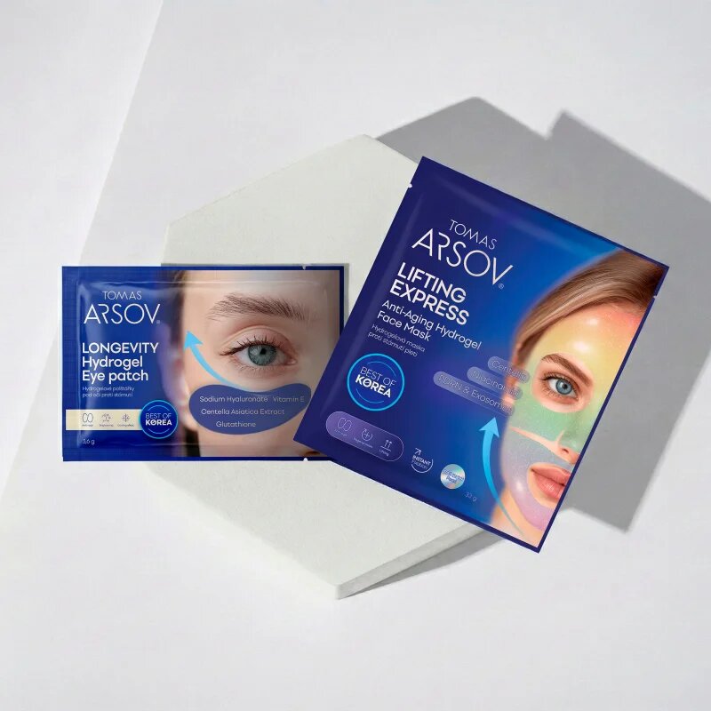 Tomas Arsov Lifting Express Anti-Aging Hydrogel Mask hidrogelna maska proti staranju kože 1 kos