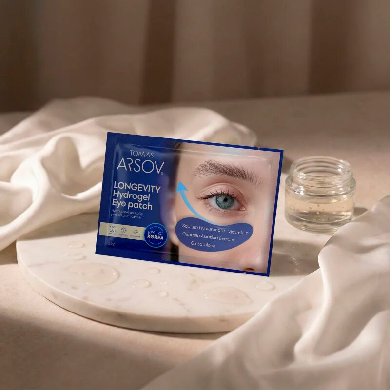 Tomas Arsov Longevity Hydrogel Eye patch hidrogel blazinice proti staranju 3.6 g