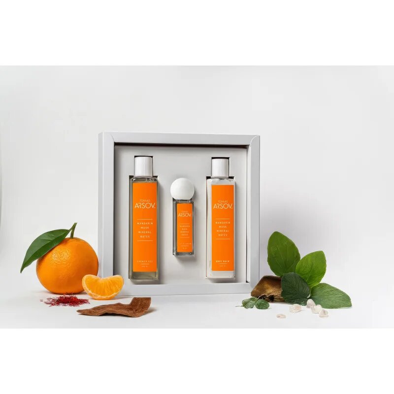 Tomas Arsov Mandarin Musk Mineral Notes darilni set uniseks 3 kos