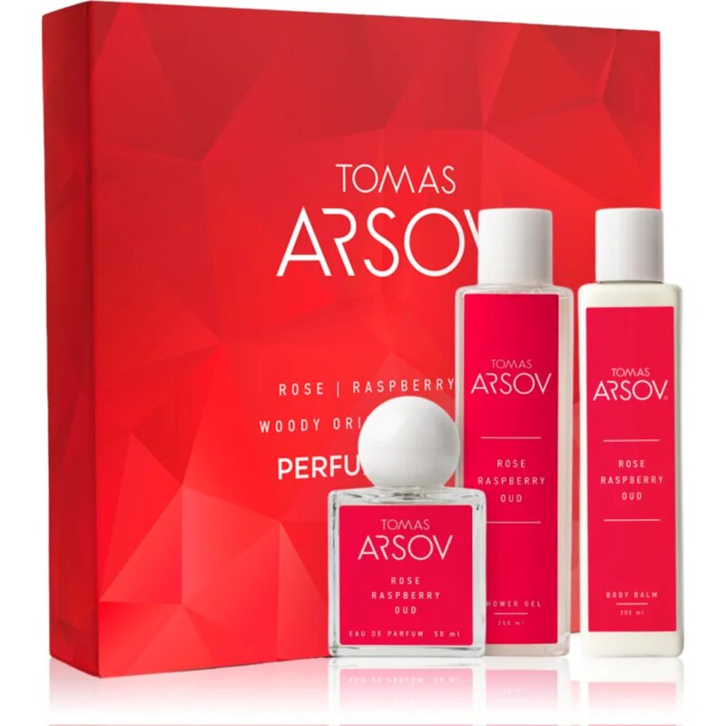 Tomas Arsov Rose Raspberry Oud darilni set uniseks uniseks
