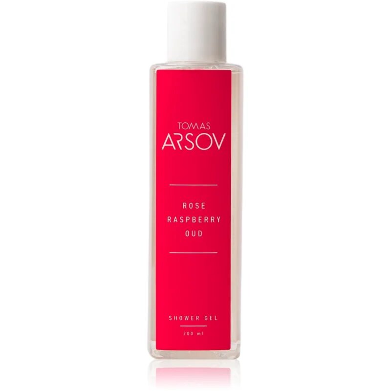 Tomas Arsov Rose Raspberry Oud parfumirani gel za prhanje z malinami 200 ml