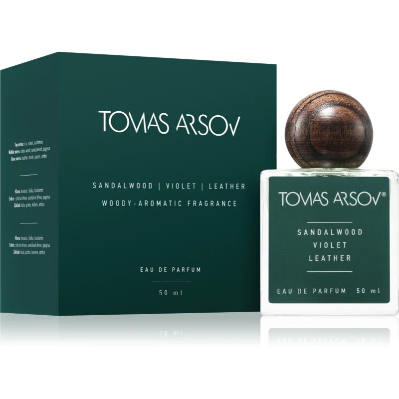 Tomas Arsov SANDALWOOD VIOLET LEATHER parfum uniseks 50 ml