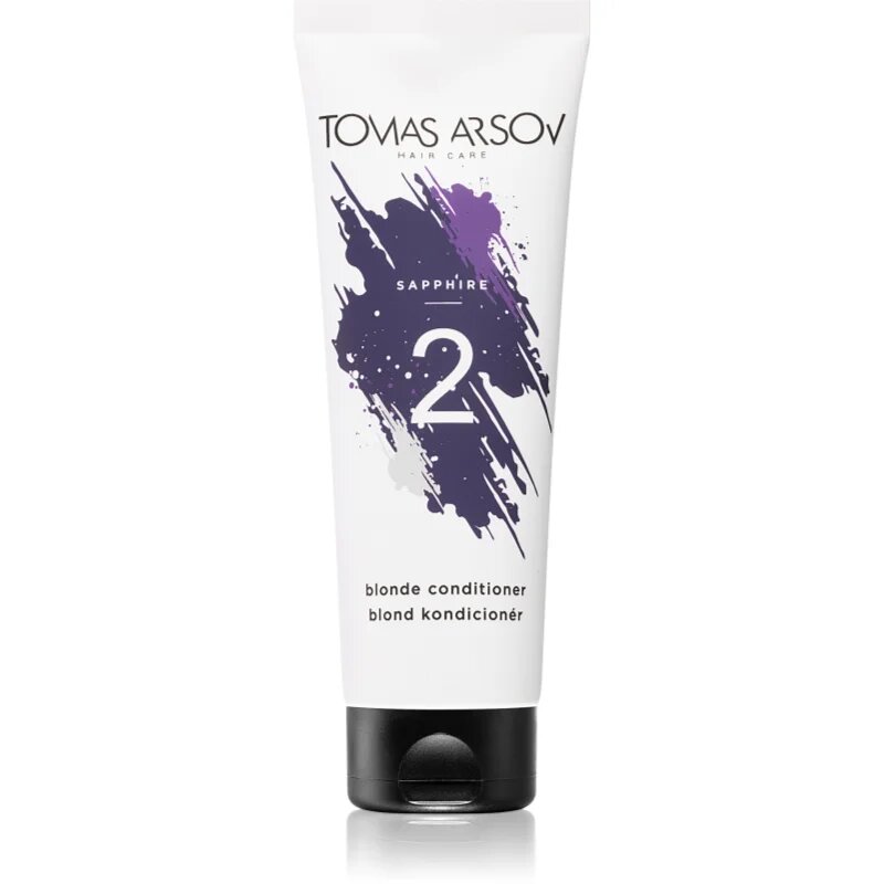 Tomas Arsov Sapphire Blonde Condicioner globinsko hranilni balzam za posvetljene melirane hadne blond lase 250 ml