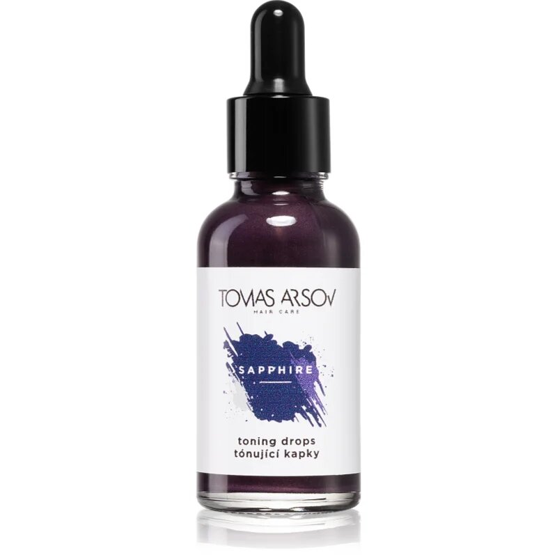 Tomas Arsov Sapphire Toning Drops lasna nega za posvetljene melirane hadne blond lase 30 ml