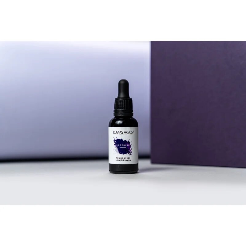 Tomas Arsov Sapphire Toning Drops lasna nega za posvetljene melirane hadne blond lase 30 ml