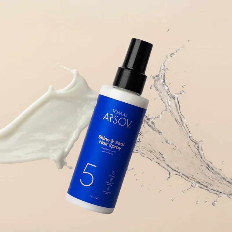 Tomas Arsov SHINE & SEAL pršilo za lase za sijaj in mehkobo las 150 ml