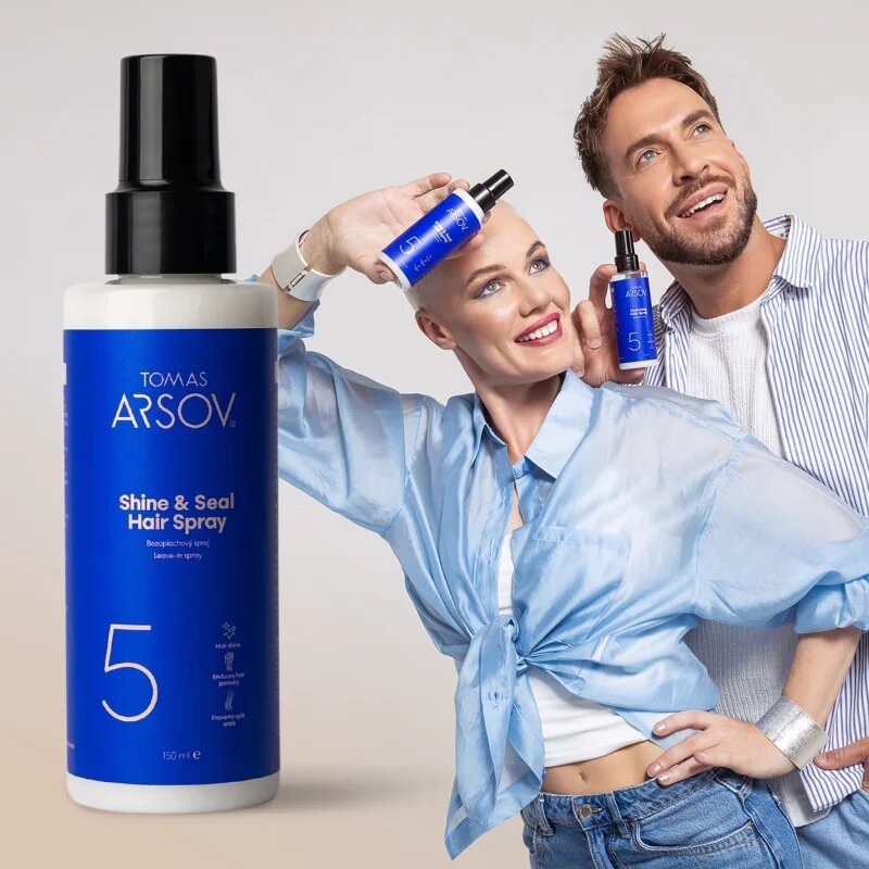 Tomas Arsov SHINE & SEAL pršilo za lase za sijaj in mehkobo las 150 ml