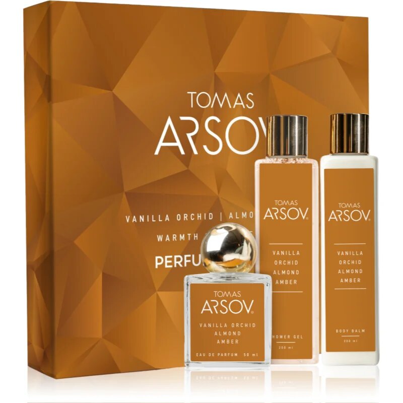 Tomas Arsov Vanilla Almond Milk Amber darilni set uniseks