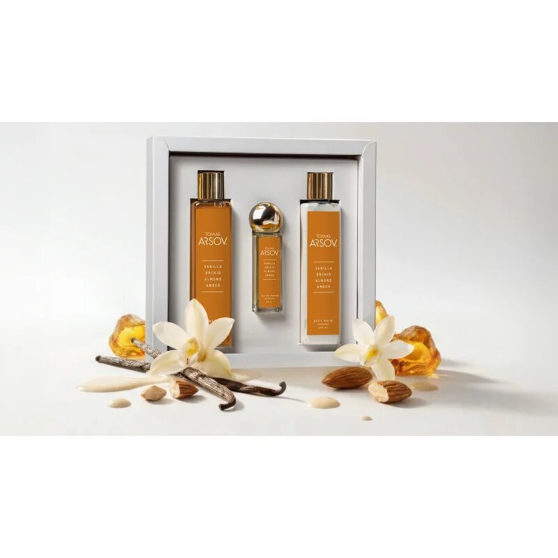 Tomas Arsov Vanilla Almond Milk Amber darilni set uniseks