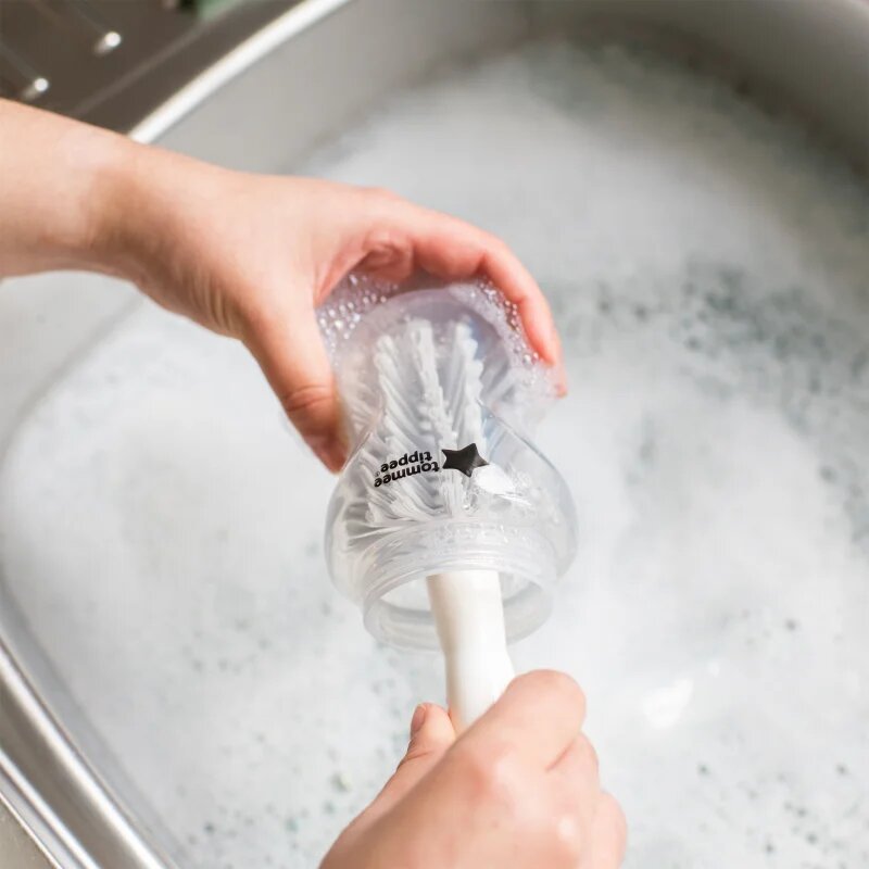 Tommee Tippee 2in1 Clean krtača za čiščenje Grey 1 kos