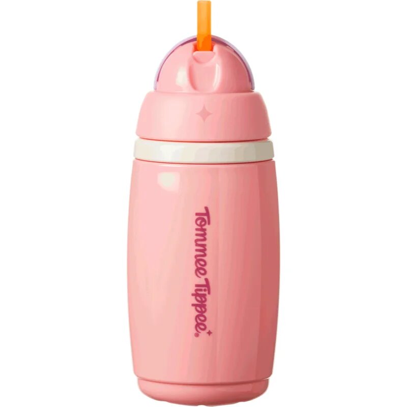 Tommee Tippee Active Cup skodelica s slamico Pink 12m+ 1 kos