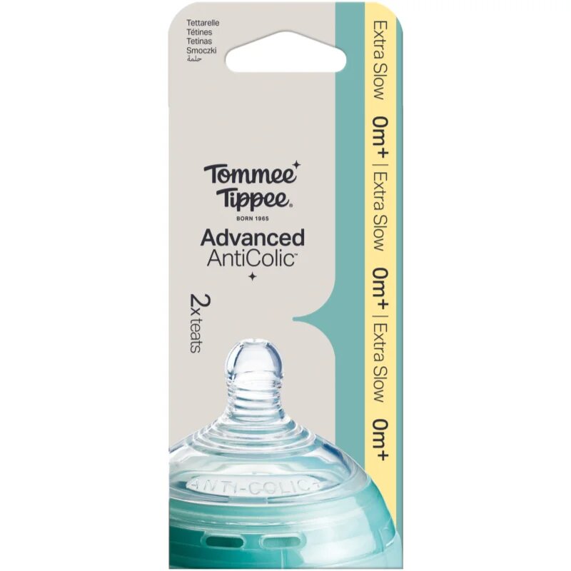 Tommee Tippee Advanced Anti-Colic cucelj za stekleničko 0m+ 2 kos
