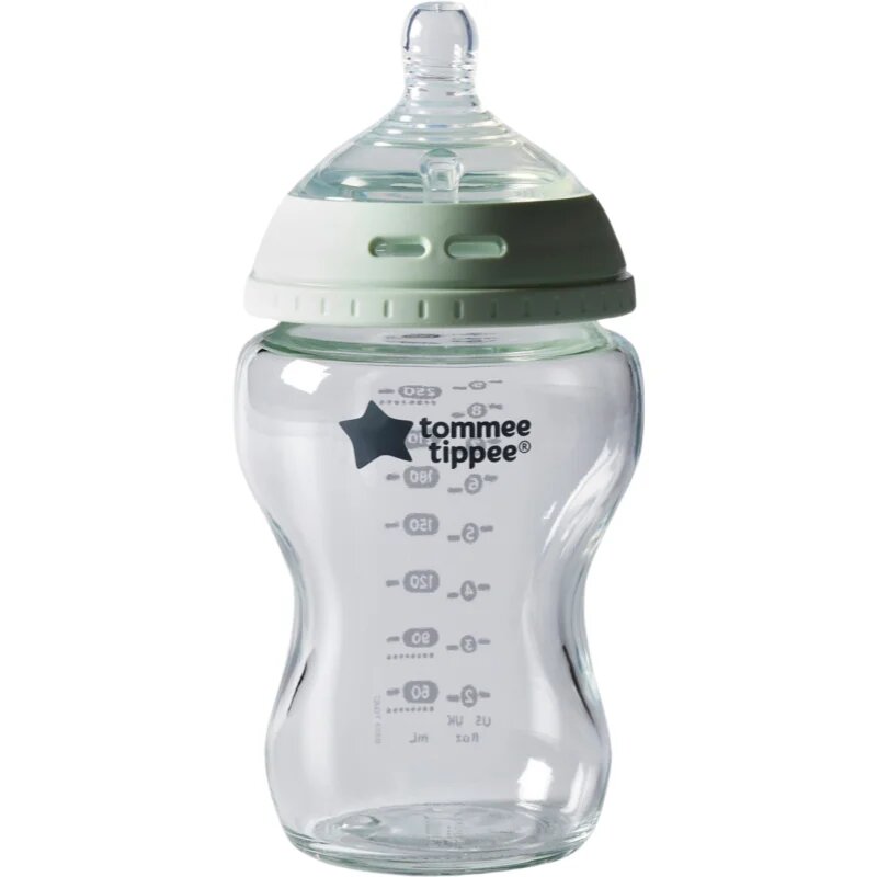 Tommee Tippee Closer To Nature Glass samosterilizacijska steklenička za dojenčke Glass 0m+ 1 kos