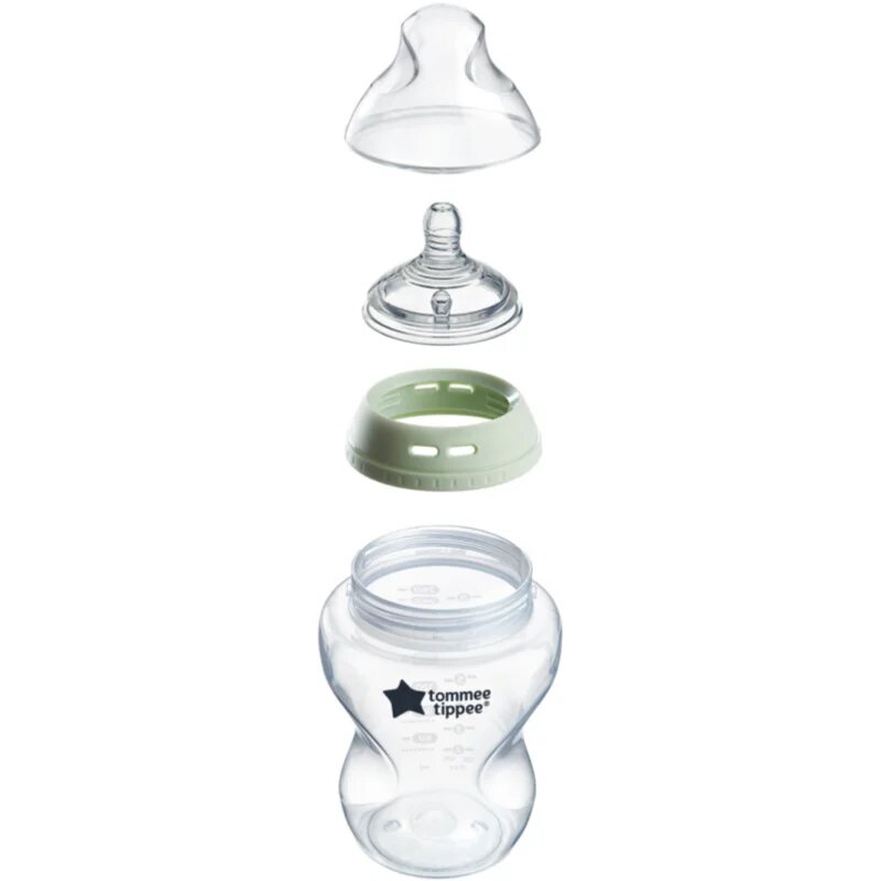 Tommee Tippee Closer To Nature Glass samosterilizacijska steklenička za dojenčke Glass 0m+ 1 kos