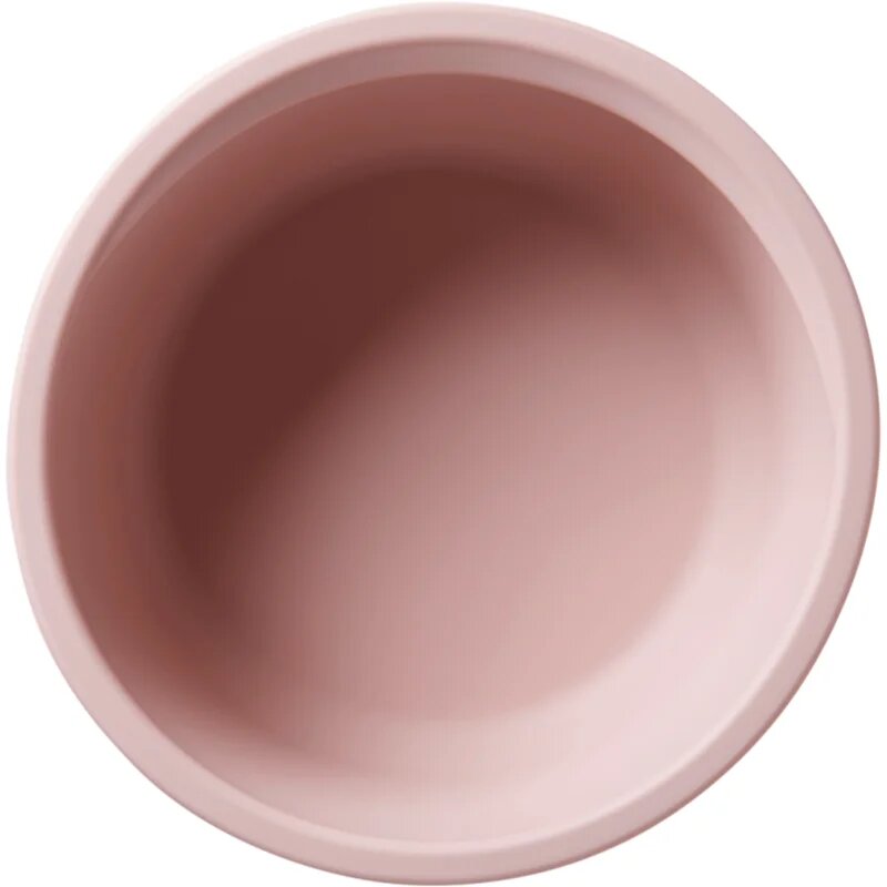 Tommee Tippee EasiStick™ Silicone Bowl & Spoon silikonska posoda s priseskom 4m+ Pink 1 kos