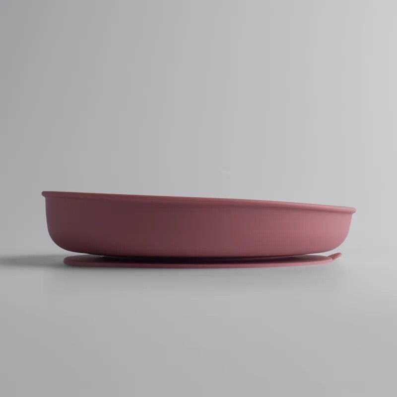 Tommee Tippee EasiStick™ Silicone Weaning Plate krožnik s priseskom 4m+ Pink 1 kos