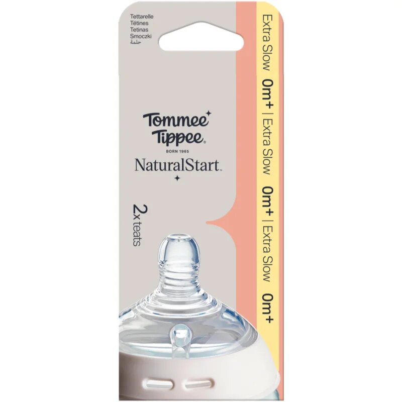 Tommee Tippee Natural Start Anti-Colic cucelj za stekleničko 2 kos