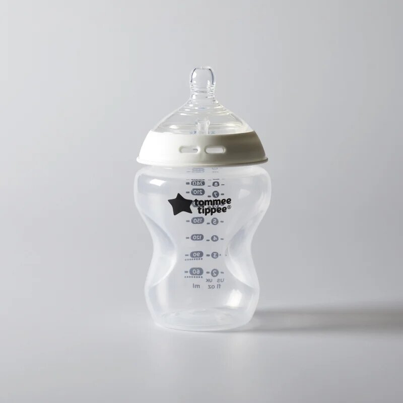 Tommee Tippee Natural Start Anti-Colic samosterilizacijska steklenička za dojenčke Slow Flow 0m+ 1 kos
