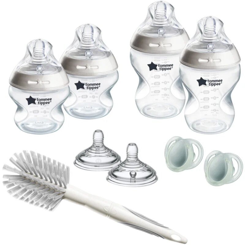 Tommee Tippee Natural Start Anti-Colic set za dojenčke samosterilizacijski 0 m+ White