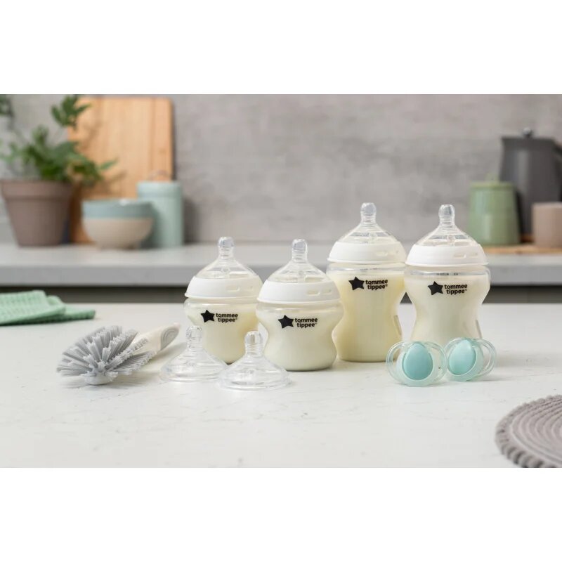Tommee Tippee Natural Start Anti-Colic set za dojenčke samosterilizacijski 0 m+ White