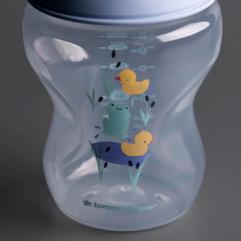 Tommee Tippee Natural Start Anti-Colic steklenička za dojenčke Slow Flow 0m+ Frog 2x260 ml
